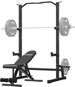 DONOW Squat Rack and Weight Bench