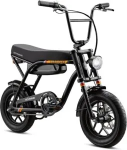 Schwinn Hurricane Compact Electric Bike showcasing 30-mile range battery and disc brakes