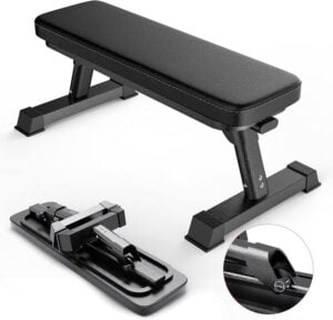 Foldable Work Weight Flat Bench