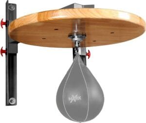 Adjustable speed bag platform